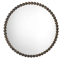 Ghidini 1961 Specchio rotondo grande in bronzo Gioiello di Nika Zupanc> Specchi Da Parete