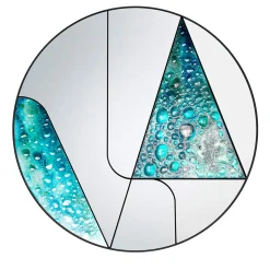 Atlasproject Specchio rotondo Insula Aqvamater di Massimiliano Giordano> Specchi Da Parete