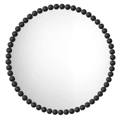 Ghidini 1961 Specchio rotondo piccolo nero Gioiello di Nika Zupanc> Specchi Da Parete