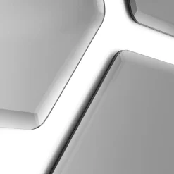 Morica Design Specchio Ruby grande esagonale e fumé><noscript><img width=