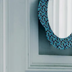 Glas Italia Specchio Settecento verde e azzurro di Alessandro Mendini><noscript><img width=