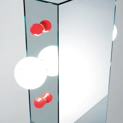 Glas Italia Specchio Totem Shibam 2 di Ettore Sottsass> Specchi Da Terra