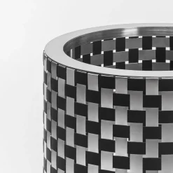 Splot Design Splot4flowers Cachepot ottico nero> Cachepot E Portavasi