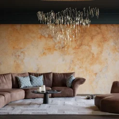 Fabscarte Stardust Sunset Carta da parati dipinta a mano in Collaborazione Con Martyn Thompson><noscript><img width=