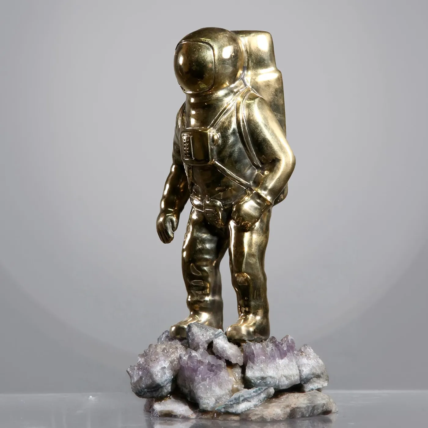 Fonderia Artistica Ruocco Statuetta Astronauta in bronzo> Statuine