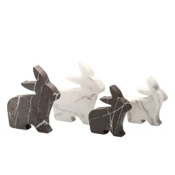 Kimano Statuetta bianca di grandi dimensioni del coniglietto di Alessandra Grasso><noscript><img width=