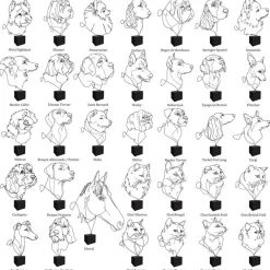 Profilo Statuetta Levrier><noscript><img width=