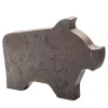 Kimano Statuetta Maialino grande grigio di Alessandra Grasso> Statuine