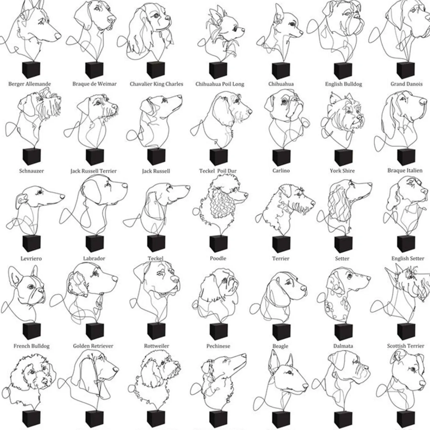 Profilo Statuetta maltese> Statuine