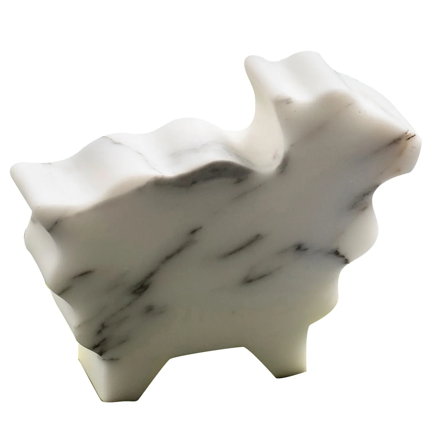 Kimano Statuetta Pecorella bianca di Alessandra Grasso> Statuine