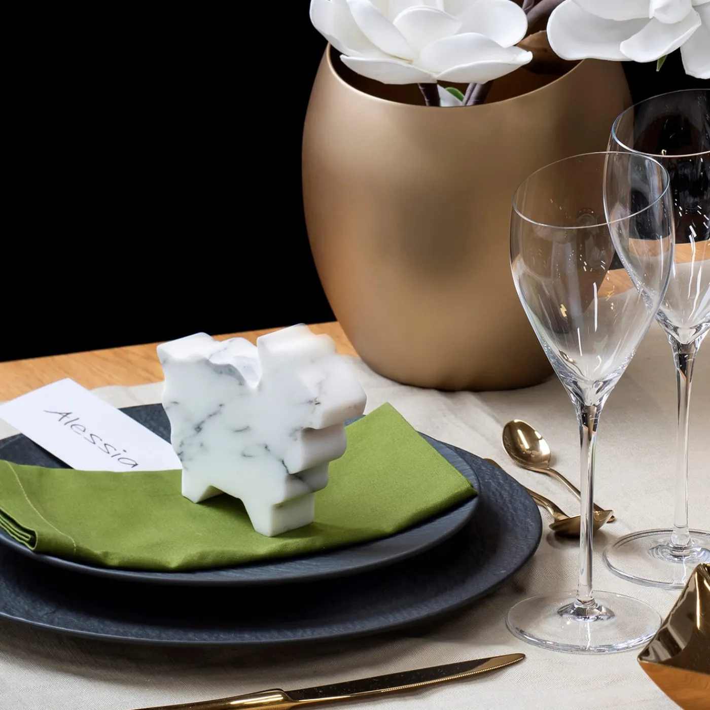 Kimano Statuetta Pecorella bianca di Alessandra Grasso> Statuine