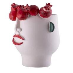 Patrizia Italiano Stefanina Picker di Melograno Scultura> Vasi Figurativi