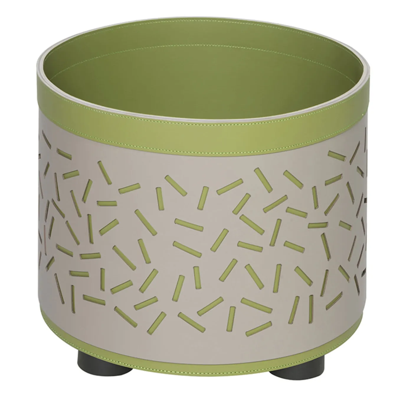 Rudi Sugar 9 Cestino rotondo bicolore con rotelle> Ceste