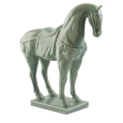 Marioni T'ang scultura cavallo destro> Statuine