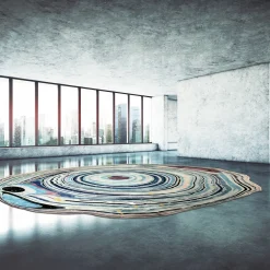 Sahrai Tappeto Agata in pizzo blu><noscript><img width=