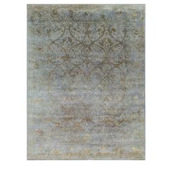 Jaipur Rugs Tappeto Annodato a Mano Dusky Grooves Blu Polvere> Tappeti E Moquette