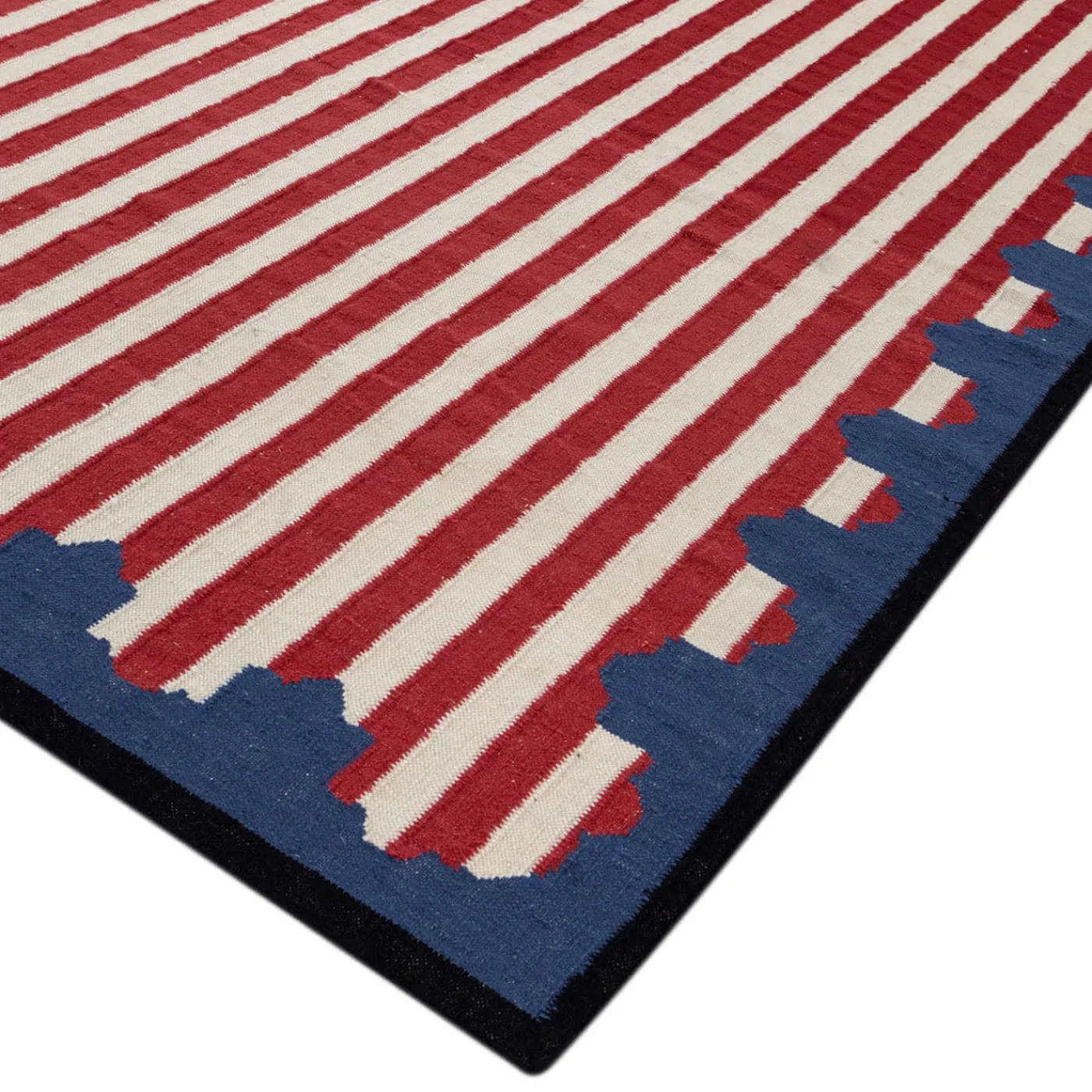 Jaipur Rugs Tappeto Aprezo Garnet Undyed White Dhurrie> Tappeti E Moquette