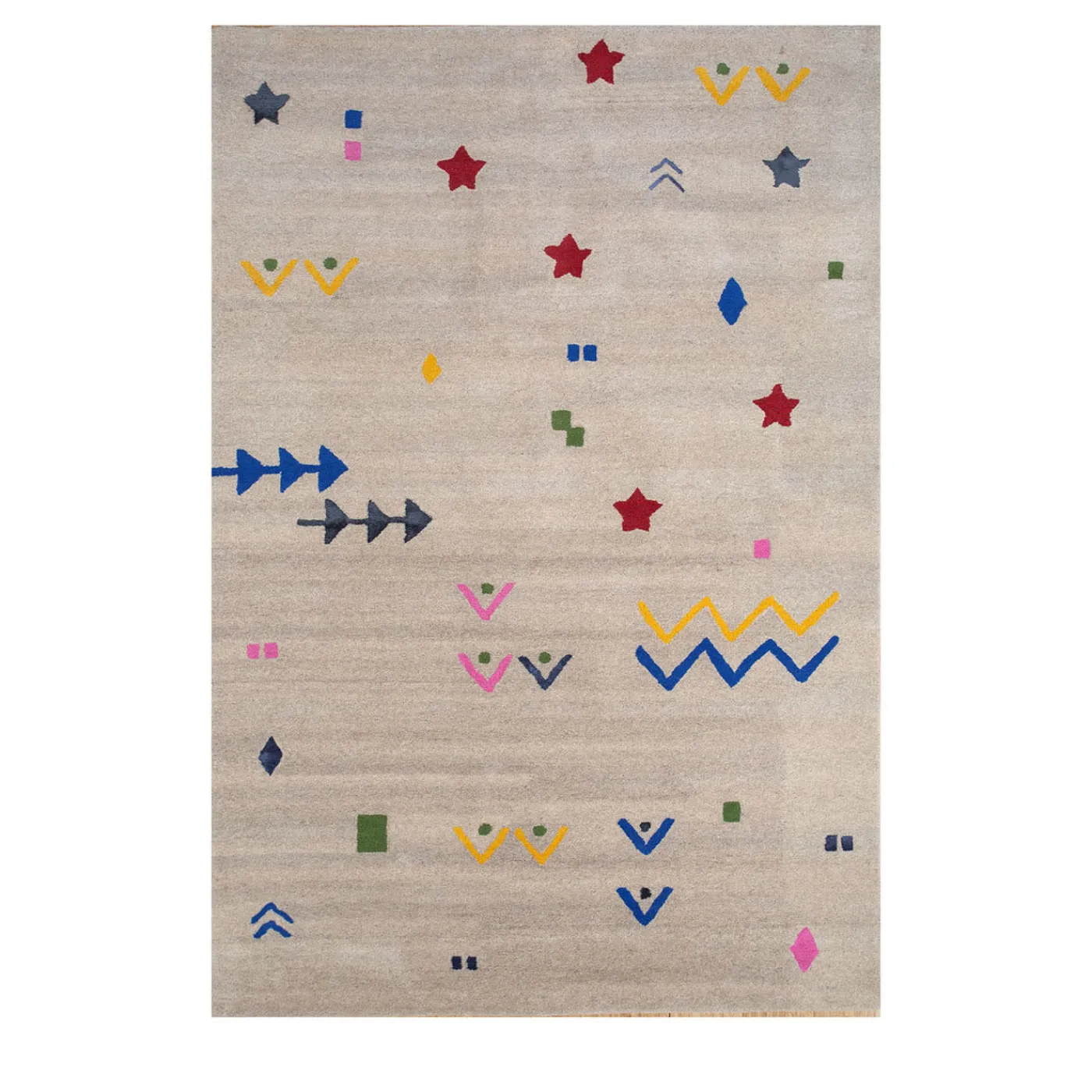 Jaipur Rugs Tappeto Confetti Creamy White Inky Sea, tessuto a mano> Tappeti E Moquette