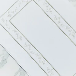 Verderoccia Tappeto da bagno Roma White & Silver Olive> Biancheria Da Bagno