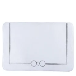 Rivolta Carmignani Tappeto da bagno Shangri-La rosa e bianco> Biancheria Da Bagno