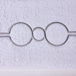 Rivolta Carmignani Tappeto da bagno Shangri-La rosa e bianco> Biancheria Da Bagno