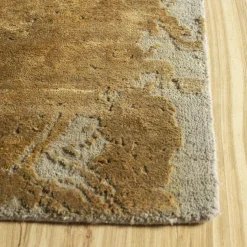 Jaipur Rugs Tappeto Free Verse annodato a mano in grigio argento e cumino><noscript><img width=