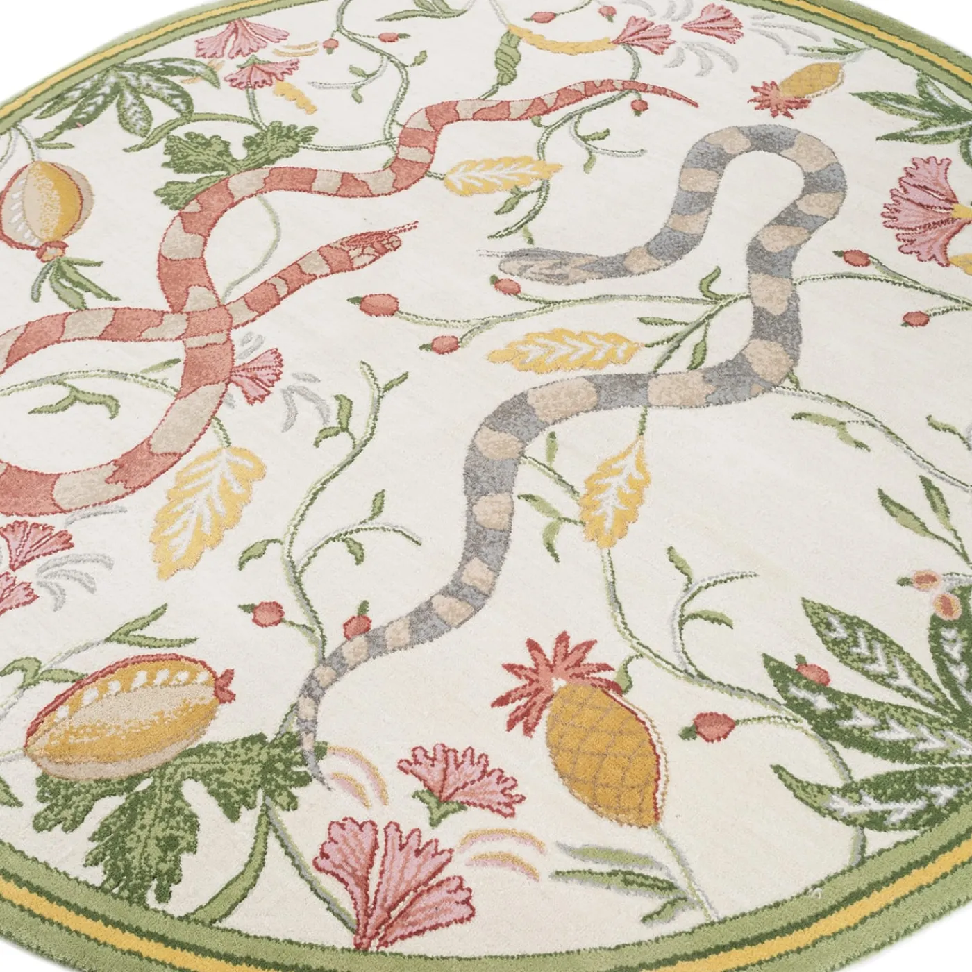 Jaipur Rugs Tappeto in Lana e Cotone Annodato a Mano The Snake Song di Tatiana de Nicolay #1> Tappeti E Moquette