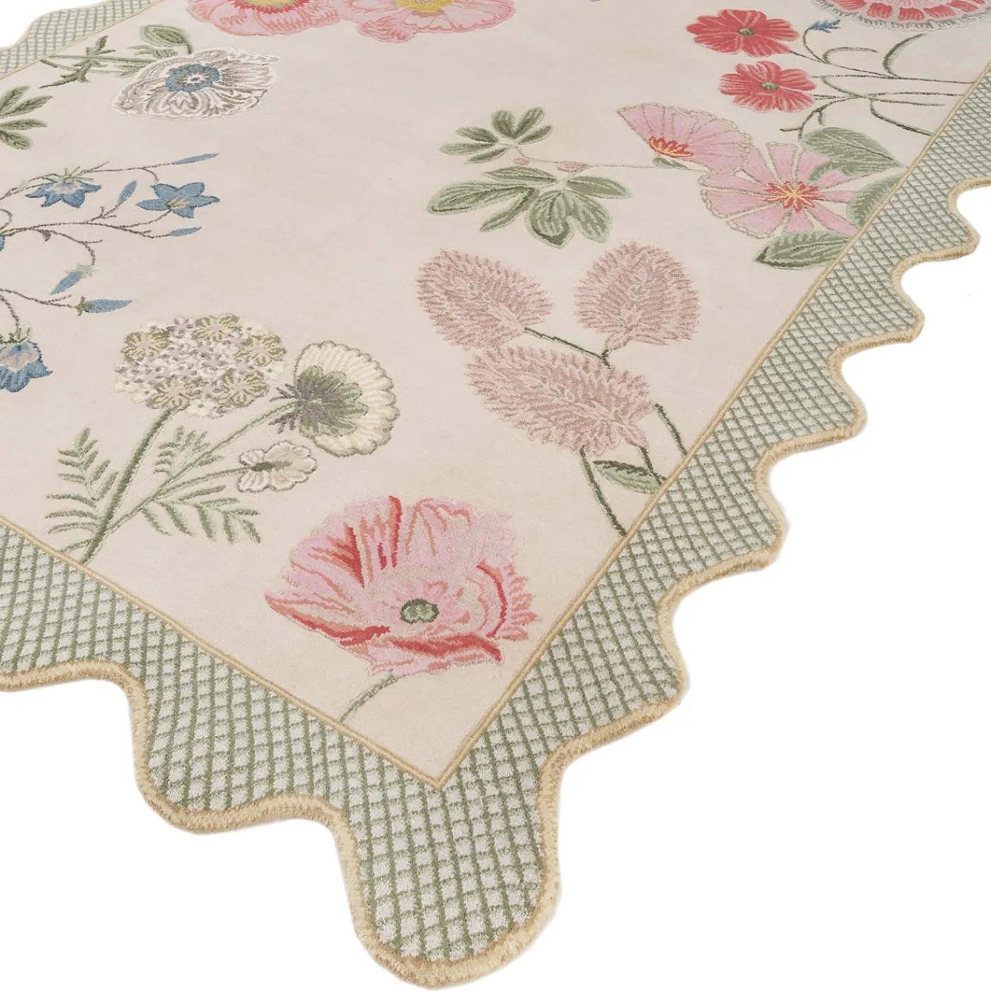 Jaipur Rugs Tappeto in Lana e Cotone Annodato a Mano The Flower Meadow di Tatiana de Nicolay> Tappeti E Moquette