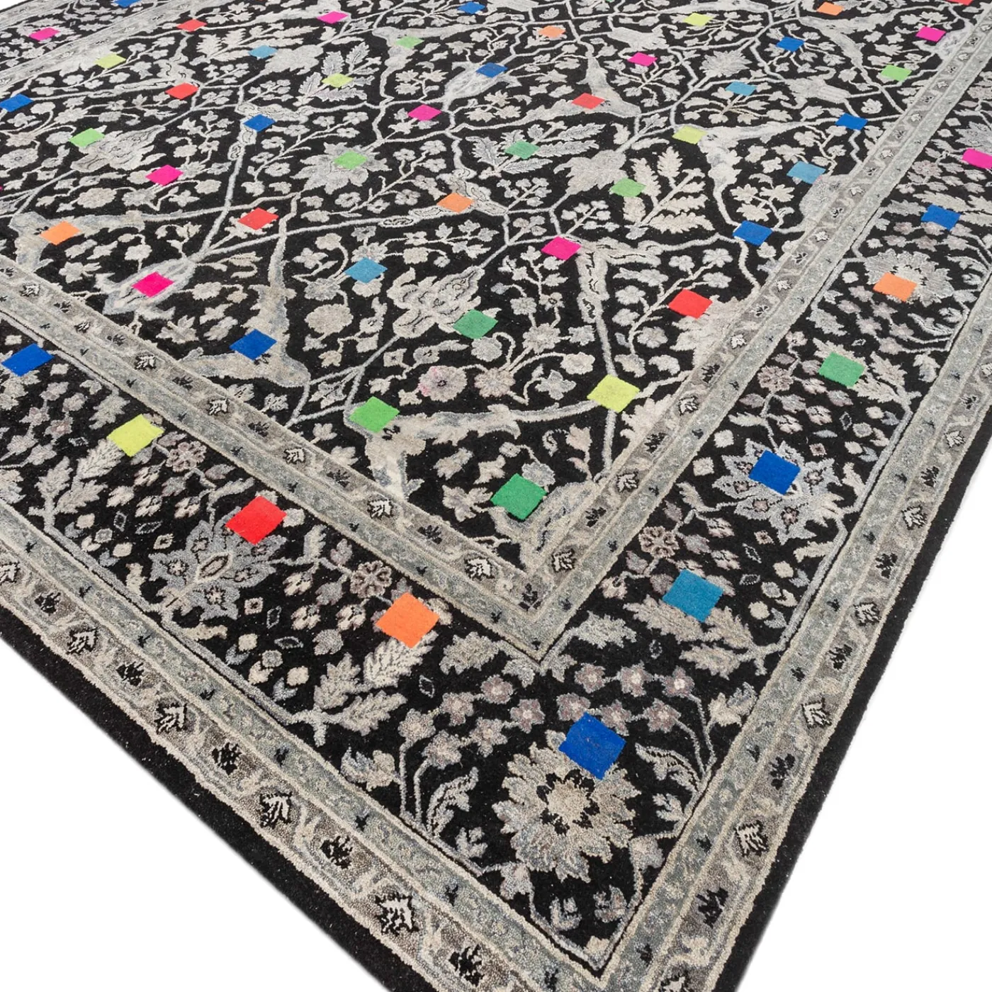 Jaipur Rugs Tappeto in Lana e Seta Annodato a Mano Squares di Richard Hutten> Tappeti E Moquette