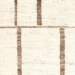 Kristiina Lassus Tappeto Kiviya in Lana Bianco e Marrone> Tappeti E Moquette