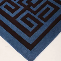 Amini Tappeto Labirinto blu e nero di Gio Ponti> Tappeti E Moquette