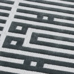 Carpet Edition Tappeto Labirinto in lana della Nuova Zelanda e tencel grigio di Ken Scott> Tappeti E Moquette