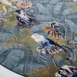 Instabilelab Tappeto Lucien Jungle rotondo #1><noscript><img width=