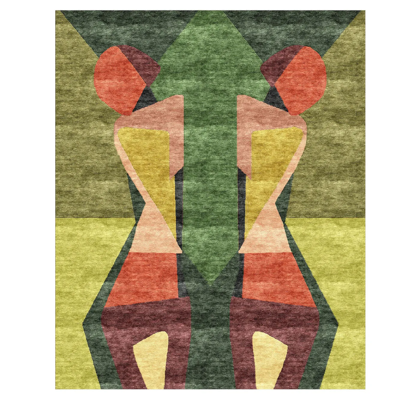 Malcusa Tappeto Prisma a pelo raso multicolore di Petra Ryberg> Tappeti E Moquette