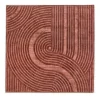 Sitap Carpet Couture Italia Tappeto quadrato Zen Rust> Tappeti E Moquette