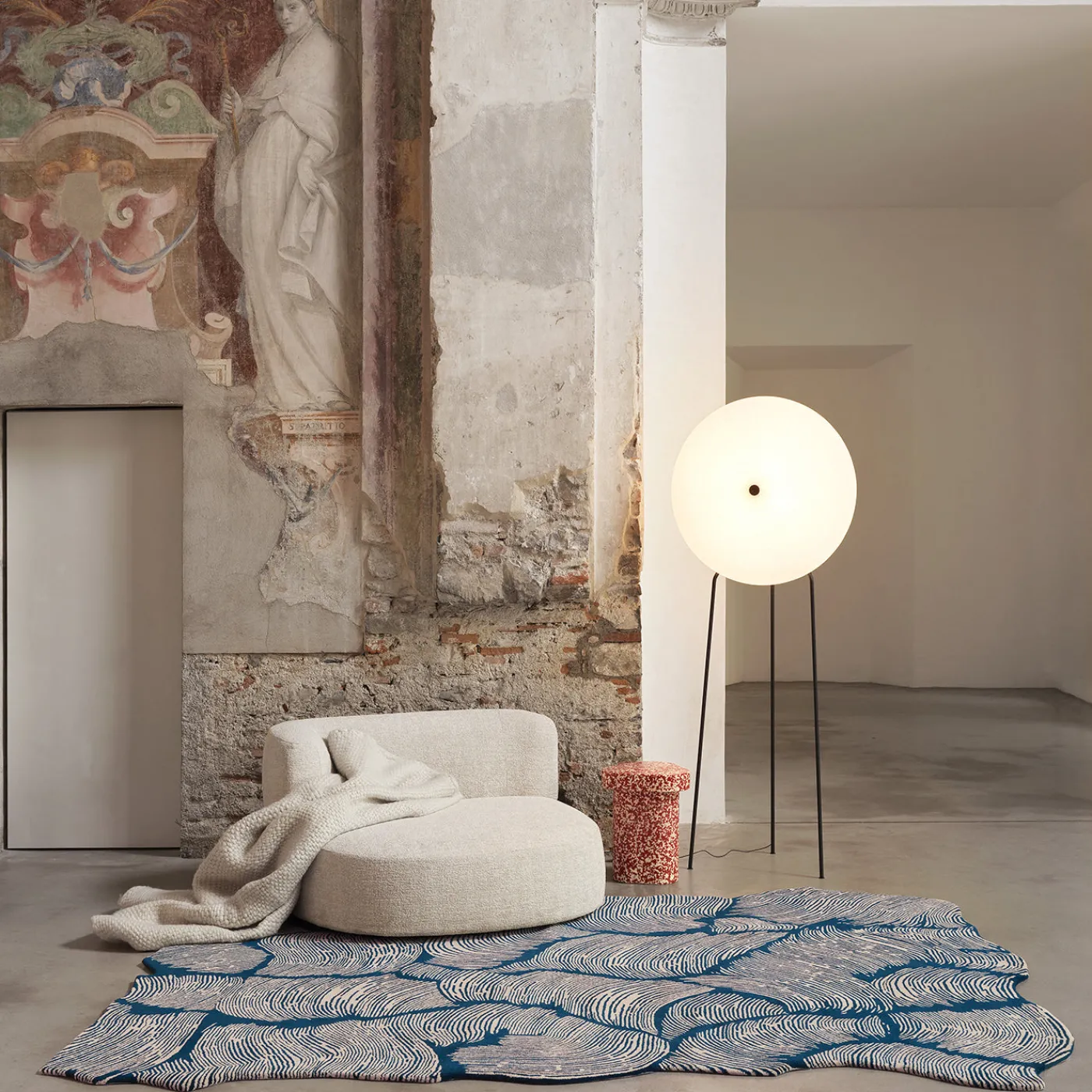 Mohebban Tappeto rettangolare Oceano blu in lana> Tappeti E Moquette