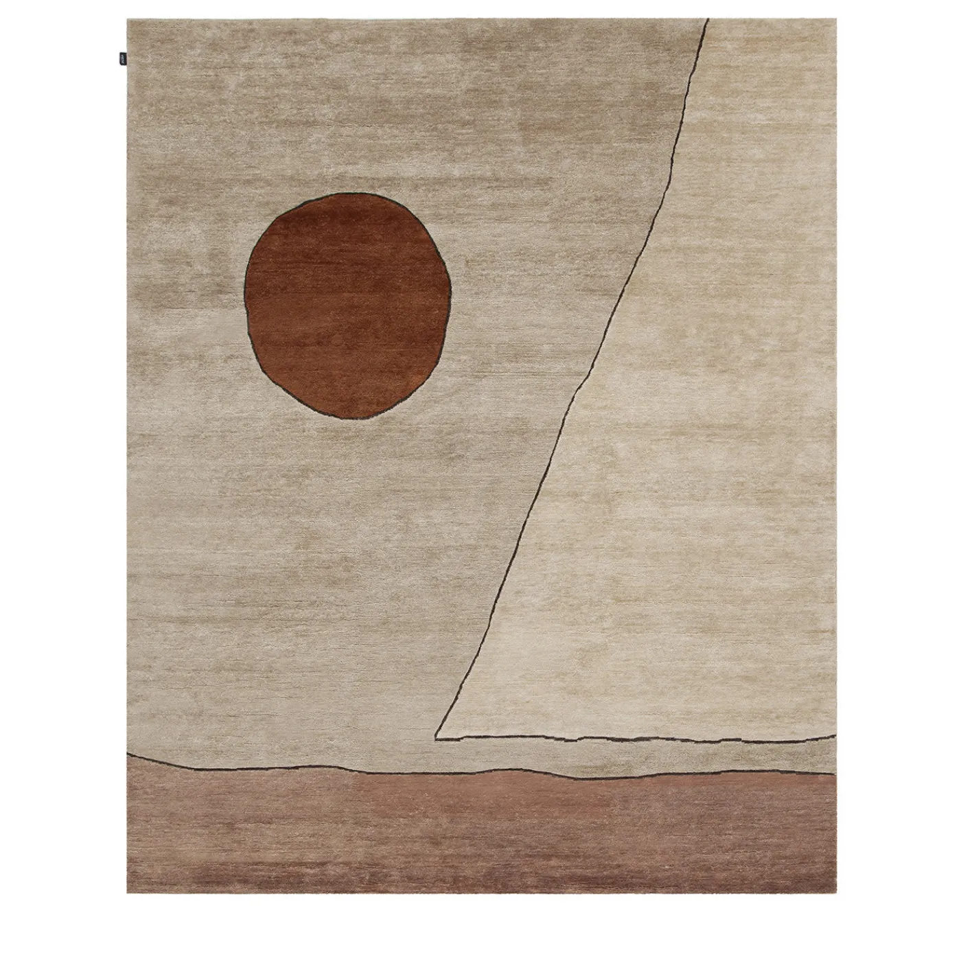 Amini Tappeto Ritagli Red Brick e Rose di Elisa Ossino> Tappeti E Moquette