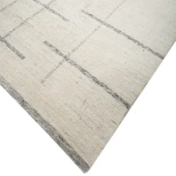 Jaipur Rugs Tappeto Tessuto a Mano Lustra Bianca e Betulla Argentata><noscript><img width=