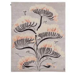 Amini Tappeto Valparaise White Semi Worsted di René Gruau> Tappeti E Moquette