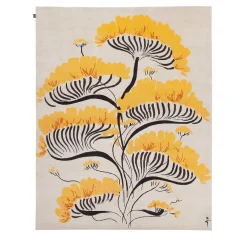 Amini Tappeto Valparaise Yellow Semi Worsted di René Gruau> Tappeti E Moquette