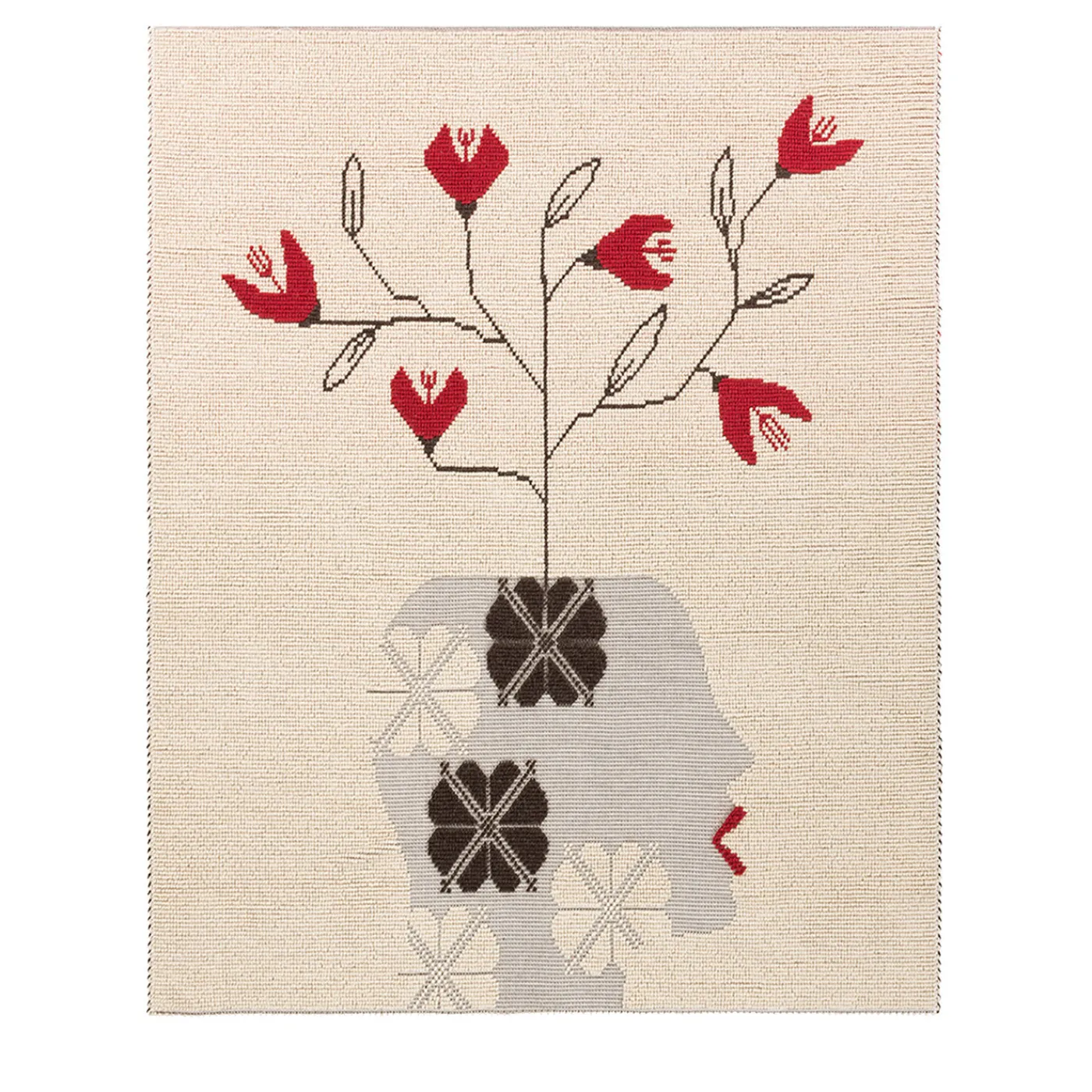 Mariantonia Urru Tappeto Viso e Rami di Anna Godeassi> Tappeti E Moquette