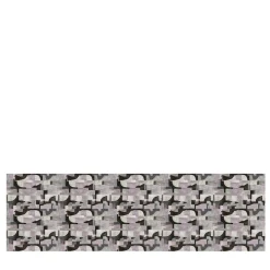 KOHRO Tessuto da rivestimento Arcosanti in lino e cotone viola e nero> Carte Da Parati