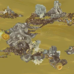 KOHRO Tessuto da rivestimento in poliestere Bronze Patch Reef><noscript><img width=