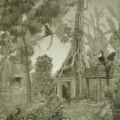 KOHRO Tessuto da rivestimento in cotone e lino Bronze West Of Java><noscript><img width=