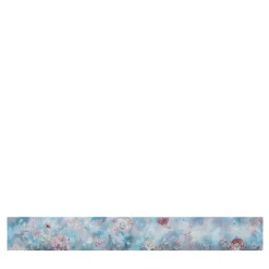 KOHRO Tessuto da rivestimento in cotone Fleuraissance rosa e azzurro> Carte Da Parati