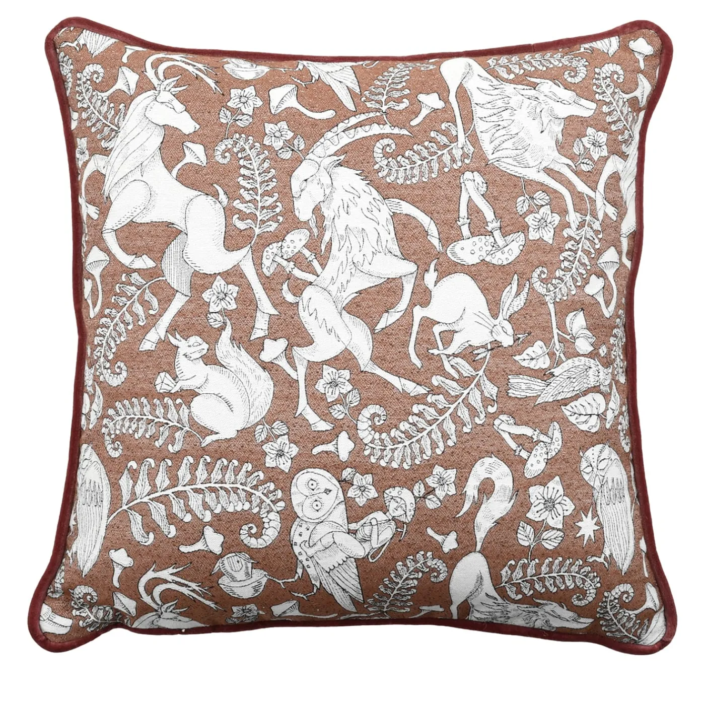 l'Opificio Tessuto jacquard Montagna Magica Carrè Cuscino #1> Cuscini