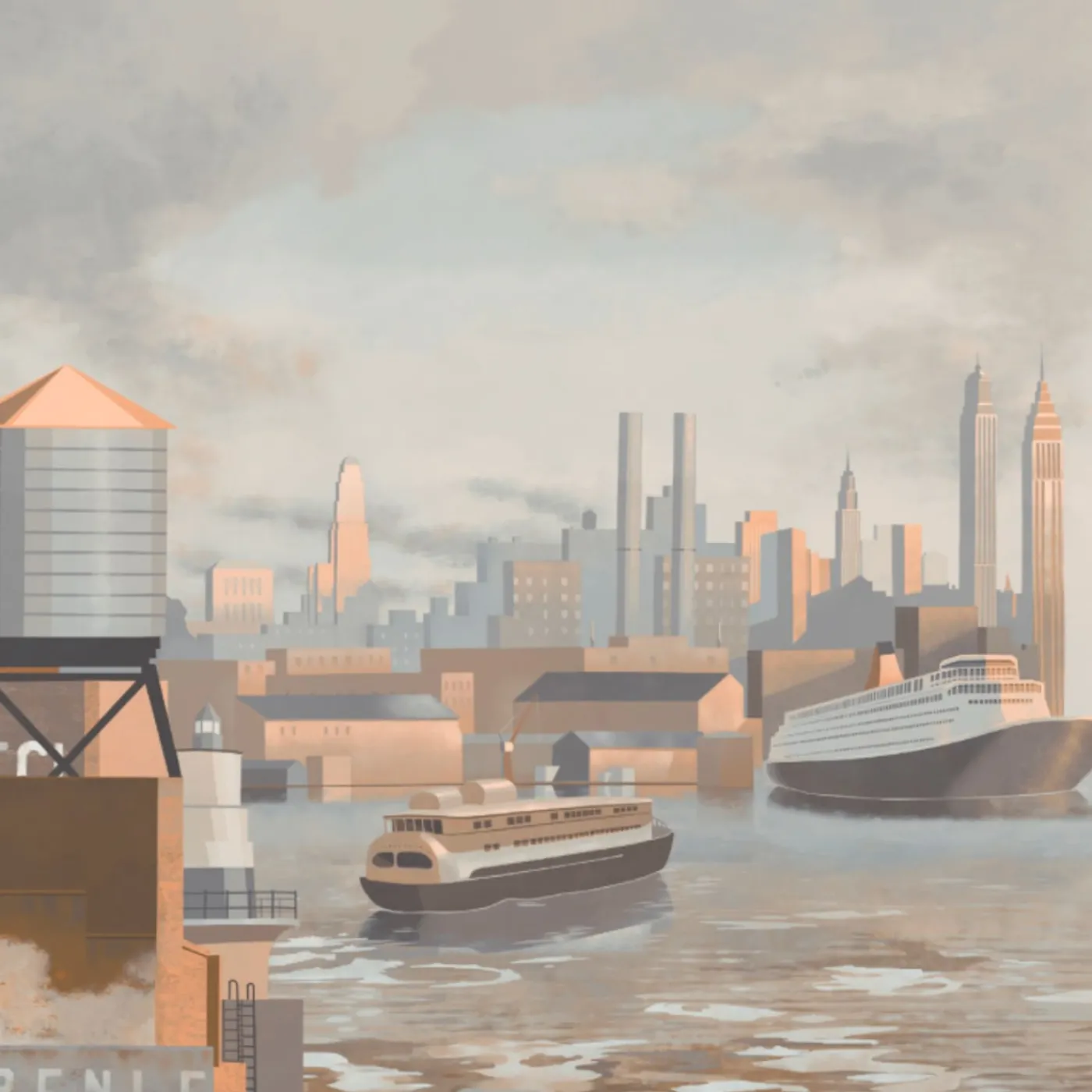 KOHRO Tessuto murale in poliestere marrone, grigio e bronzo Dalla terra al mare> Carte Da Parati