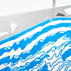 Carpet Edition The Floor Is Lava - Tappeto liscio blu eolico di PLACéE><noscript><img width=