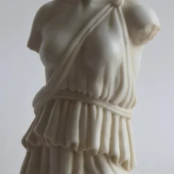 Todini Sculture Torso Femminile con Tunica Scultura in Marmo di Carrara con base><noscript><img width=