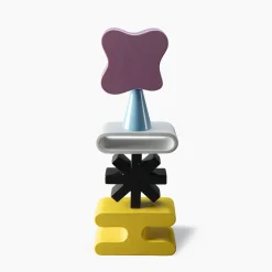 Bitossi Ceramiche Totem giallo e rosa di Karim Rashid> Sculture Decorative